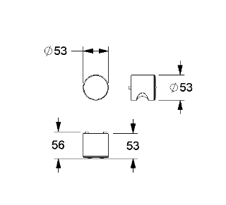 Deurknop Nylon (paar)