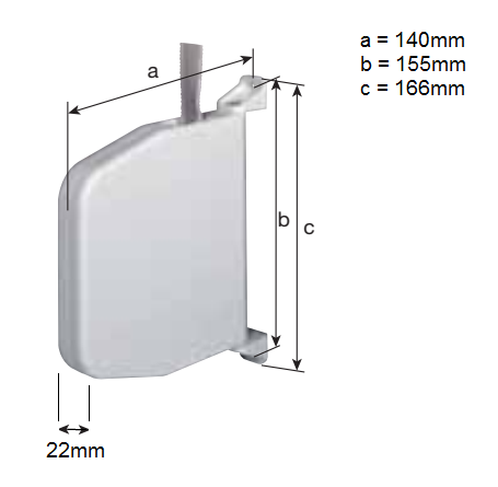 Mini bandopwinder max 5m1 voor 15mm band scharnierend zonder band