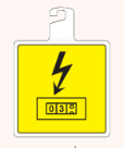 PIKT-O-NORM pictogram 572215 OPHANG ELECTR.METER PP120x120