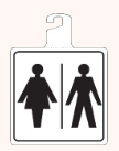 PIKT-O-NORM pictogram 572271 OPHANG WC DAM./HER.PP.120x120
