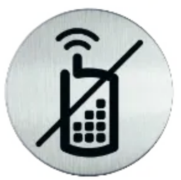 Durable pictogram 491723 PICTO ''VERBODEN GSM'' Ø 83 mm