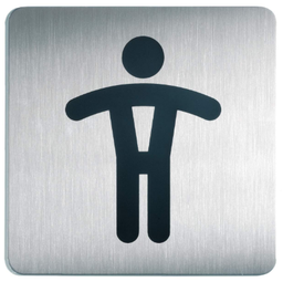 Durable pictogram 495423 PICTO Toilet heren 150x150mm