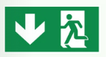 PIKT-O-NORM pictogram 31 VLUCHTW.BEN.L.