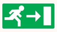 PIKT-O-NORM pictogram 31 VLUCHTW.RECHTS